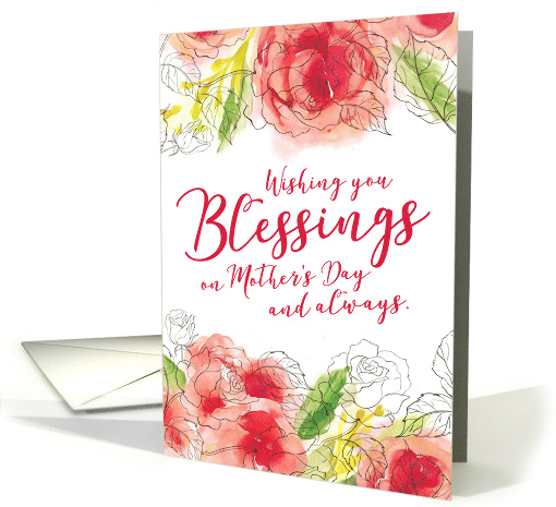 Wishing you Blessings on your Mother's Day and Always card (1612820)