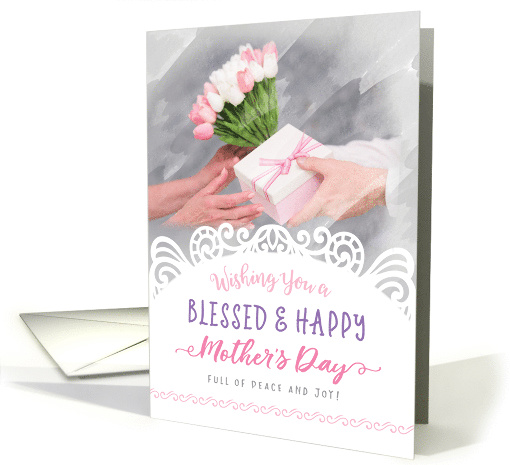 Mother's Day, Wishing you a Blessed & Happy Mother's Day card