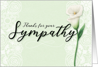 Sympathy Thanks,...