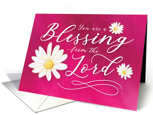 Thinking of You Religious You Are a Blessing from the Lord card