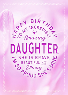 Daughter Birthday My...