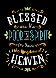 BLESSED are the POOR...