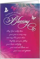 Easter Blessing May the God of Hope Fill You with Joy card