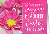 Wishing You a Blessed and Beautiful Easter Full of Joy card