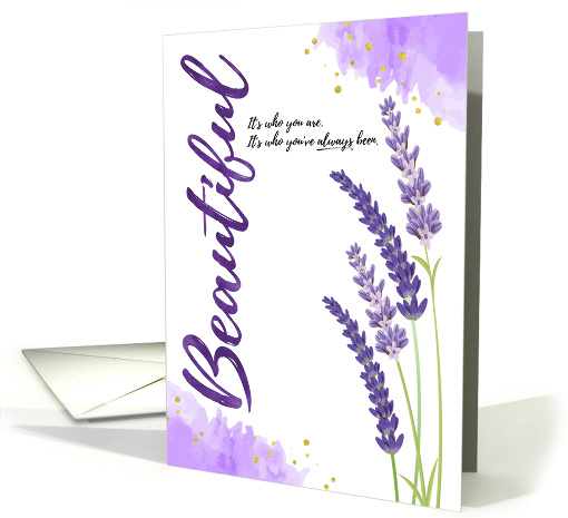 Cancer Patient Encouragement for Her Remember Who You Are card