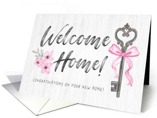 Congratulations New Home from Realtor Welcome Home card (1687878)