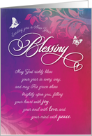 New Year Blessing May God Richly Bless Your Year in Every Way card
