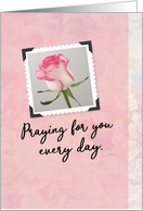 Get Well Soon Praying for You Every Day card