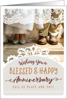 Religious Anniversary Wishing you a Blessed and Happy Anniversary card