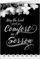 With Sympathy Religious May the Lord Grant you Comfort in Sorrow card