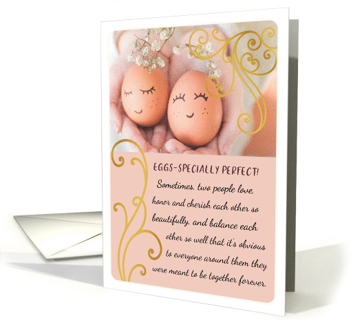 Anniversary Some People are EggsSpecially Perfect for Each Other card
