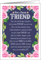Friendship Thanks This is to Remind You that You are Amazing card