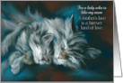 For Like a Mom on Mothers Day Sleeping Cat and Kitten Custom card