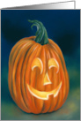 Any Occasion Quirky Jack O Lantern Pumpkin Blank card