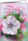 For Daughter in Law Mothers Day Colorful Petunia Flowers Custom card