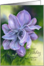 Daughter in Law Birthday Sweet Purple Lilacs Custom card