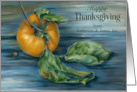 From Custom Business Name Thanksgiving Autumn Persimmon card