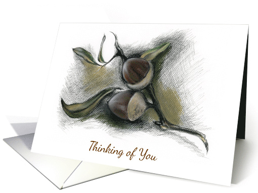 Autumn Acorns Thinking of You card (1489868)