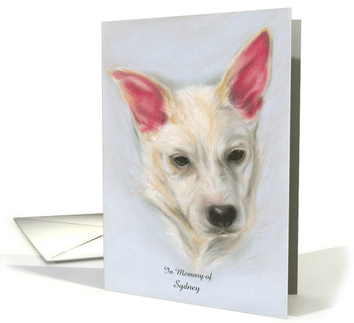 Custom Pet Anniversary of Death Memorial Carolina Dog... (1491236)