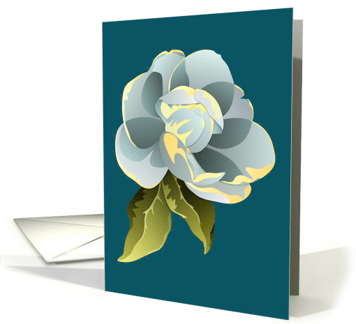 Any Occasion Blank Magnolia Blossom Graphic Artwork card (1517664)