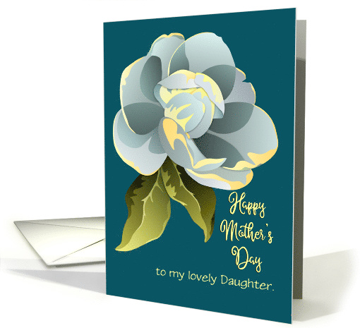 Custom Relative Daughter Magnolia Flower Mothers Day card (1517740)