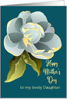 Custom Relative Daughter Magnolia Flower Mothers Day card