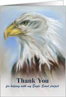 Custom Thank You for Helping on Eagle Scout Project card