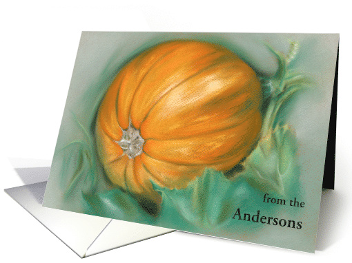 Personalized From our Family Thanksgiving Pumpkin on the... (1540040)
