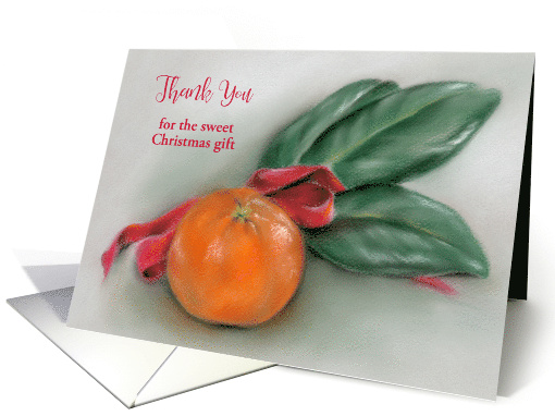 Custom Thank You for Holiday Gift Christmas Orange... (1584418)