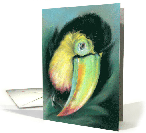 Toucan Colorful Bird Artwork Any Occasion Blank card (1608796)