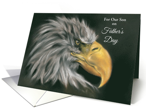 Custom Fathers Day for Relative Son Dramatic Bald Eagle... (1615476)
