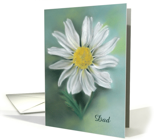 Personalized Fathers Day for Dad White Daisy Pastel... (1618896)