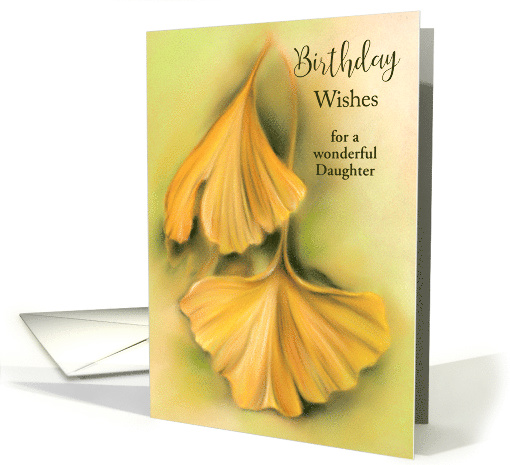 Custom Relative Daughter Birthday Wish Autumn Ginkgo... (1633782)