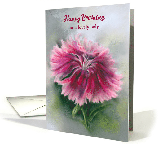 Birthday for Her Dianthus Pink Carnation Pastel Flower... (1717914)