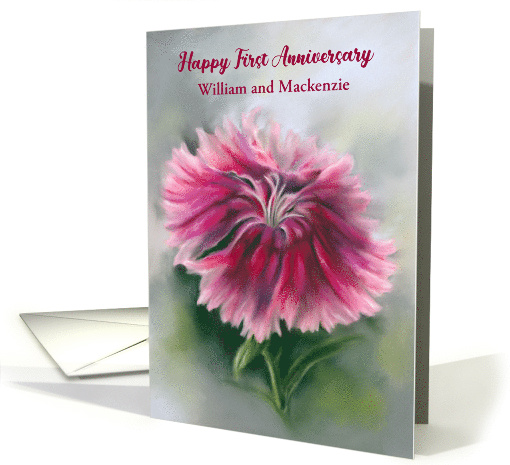 First Year Wedding Anniversary Dianthus Pink Carnation... (1717942)