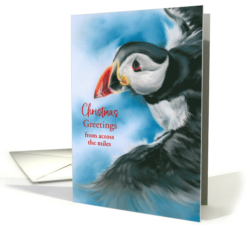 Christmas Greetings Across the Miles Puffin in Flight... (1739298)