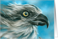 Any Occasion Osprey Blue Sky Bird Art Blank card