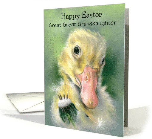 Great Great Granddaughter Easter Yellow Gosling Chick... (1829014)