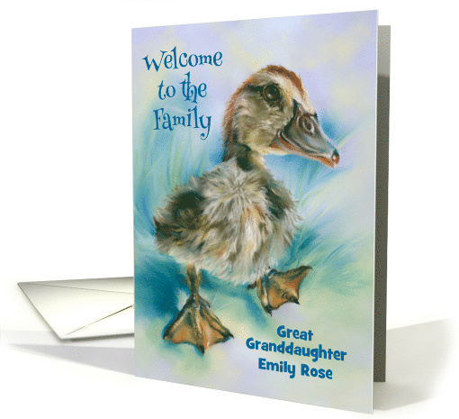 Welcome to Family Great Granddaughter Cute Duckling... (1893500)
