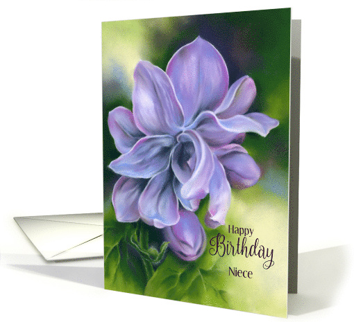 Niece Birthday Sweet Purple Lilacs Custom card (1928346)