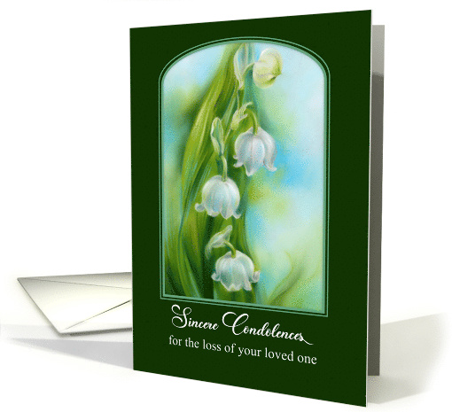 Condolences for Loss of Loved One Lily of the Valley... (1951062)