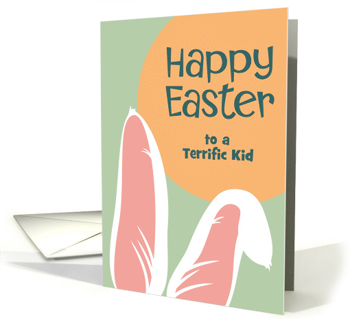 For Kid Contemporary Easter Bunny Ears Custom card (1962452)