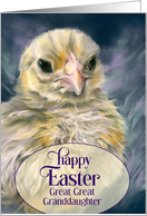 For Great Great Granddaughter Easter Fluffy Spring Chick Custom