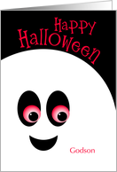 For Godson Halloween Spooky Fun Ghost Custom card