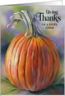 For Friend Thanksgiving Autumn Pumpkin Custom