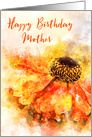 Happy Birthday Mother Helenium Splash card