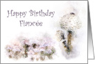 Happy Birthday Fiancee Mushroom Medley card