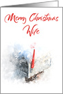 Merry Christmas Wife Mailbox card