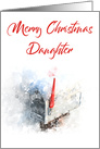 Merry Christmas Daughter Mailbox card