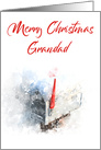 Merry Christmas Grandad Mailbox card